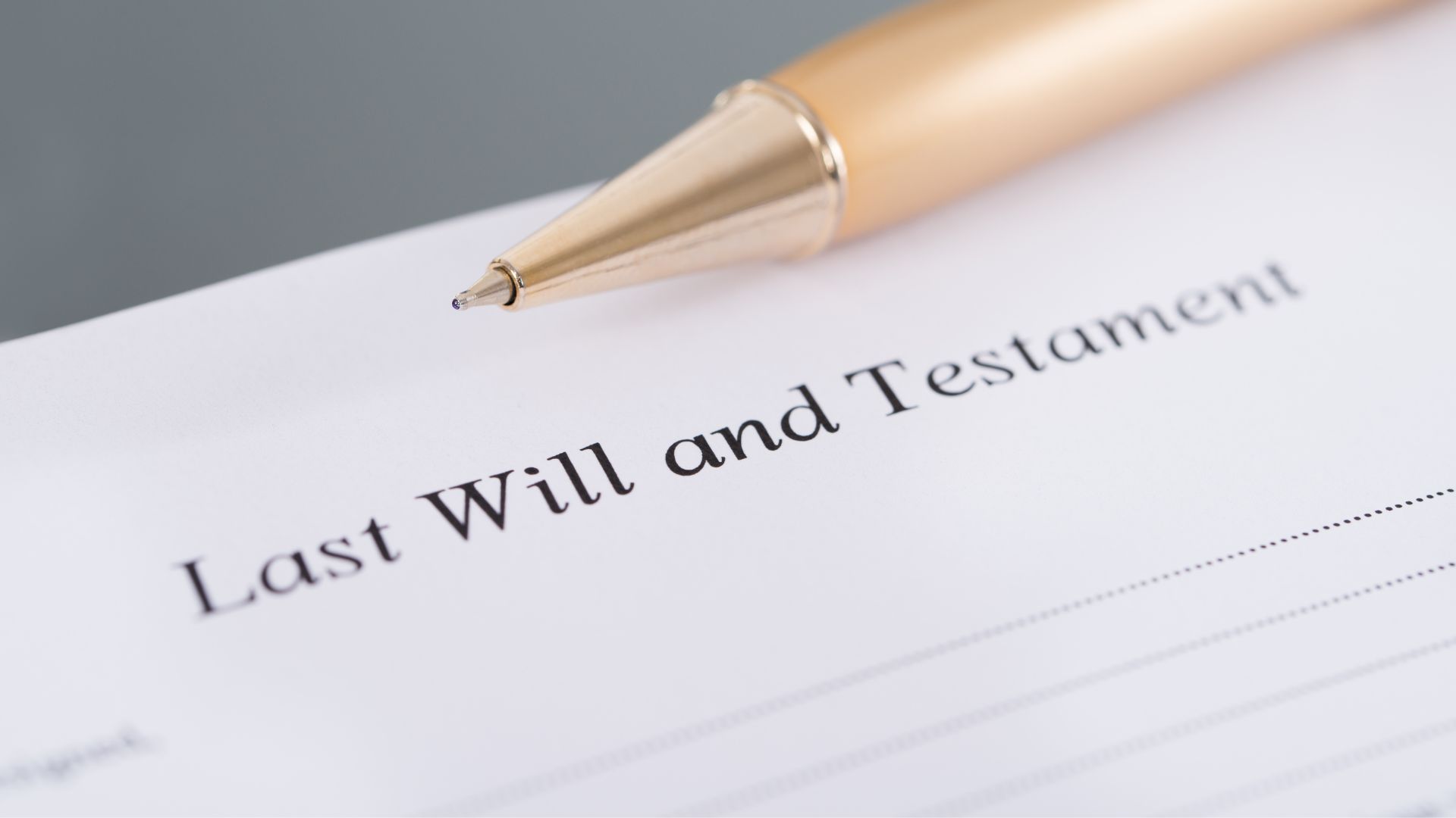 Pass Away Pass Away | Welter Law Office